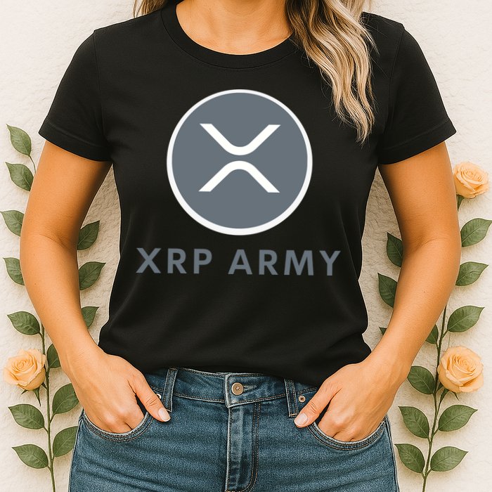 XRP Ripple XRP XRP Merch XRP Army XRP Cryptocurrency XRP Moon XRP Crypto Womens T-Shirt