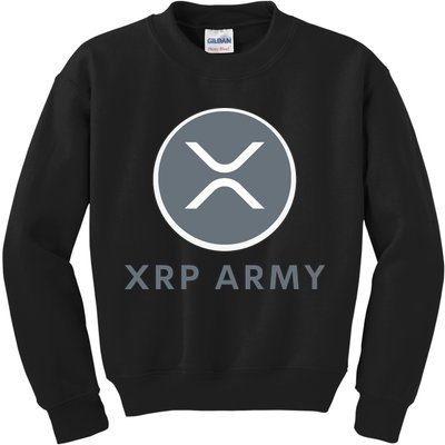 XRP Ripple XRP XRP Merch XRP Army XRP Cryptocurrency XRP Moon XRP Crypto Kids Sweatshirt