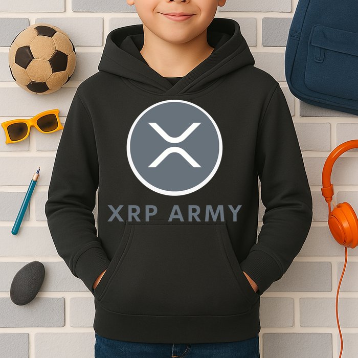 XRP Ripple XRP XRP Merch XRP Army XRP Cryptocurrency XRP Moon XRP Crypto Kids Hoodie