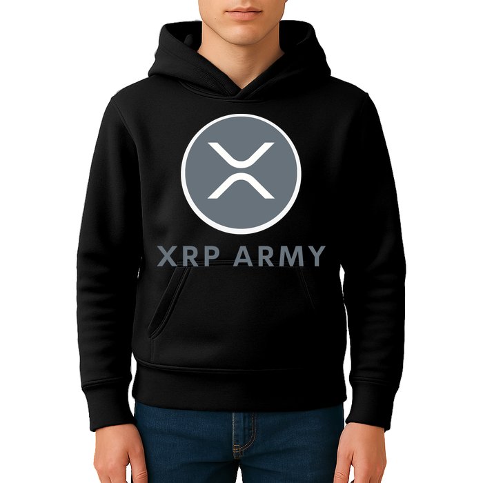 XRP Ripple XRP XRP Merch XRP Army XRP Cryptocurrency XRP Moon XRP Crypto Kids Hoodie