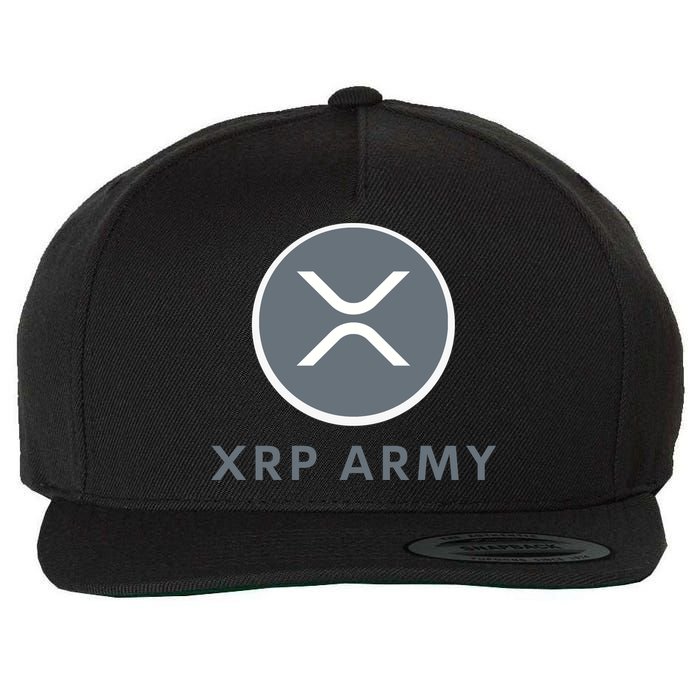 XRP Ripple XRP XRP Merch XRP Army XRP Cryptocurrency XRP Moon XRP Crypto Wool Snapback Cap