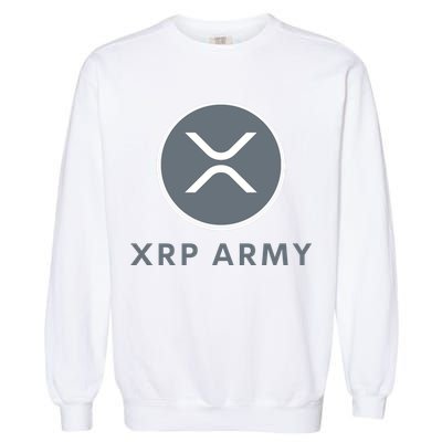 XRP Ripple XRP XRP Merch XRP Army XRP Cryptocurrency XRP Moon XRP Crypto Garment-Dyed Sweatshirt