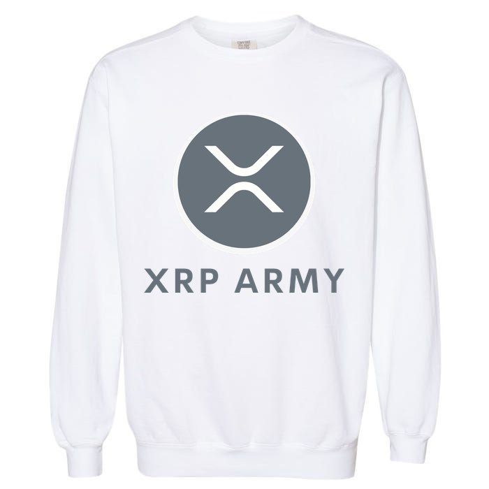 XRP Ripple XRP XRP Merch XRP Army XRP Cryptocurrency XRP Moon XRP Crypto Garment-Dyed Sweatshirt