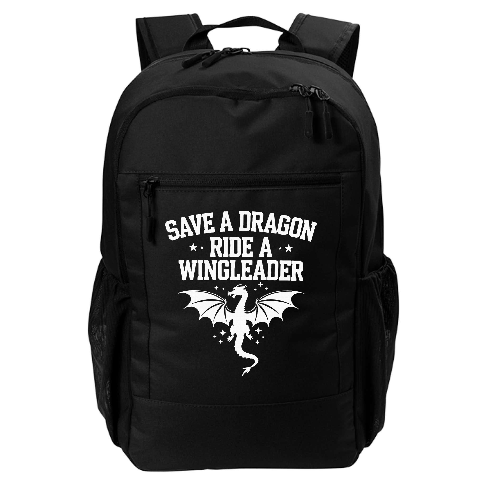 Xaddy Save A Dragon Ride A Wingleader 4th Wing Book Lover Backpack