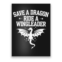 Xaddy Save A Dragon Ride A Wingleader 4th Wing Book Lover Poster
