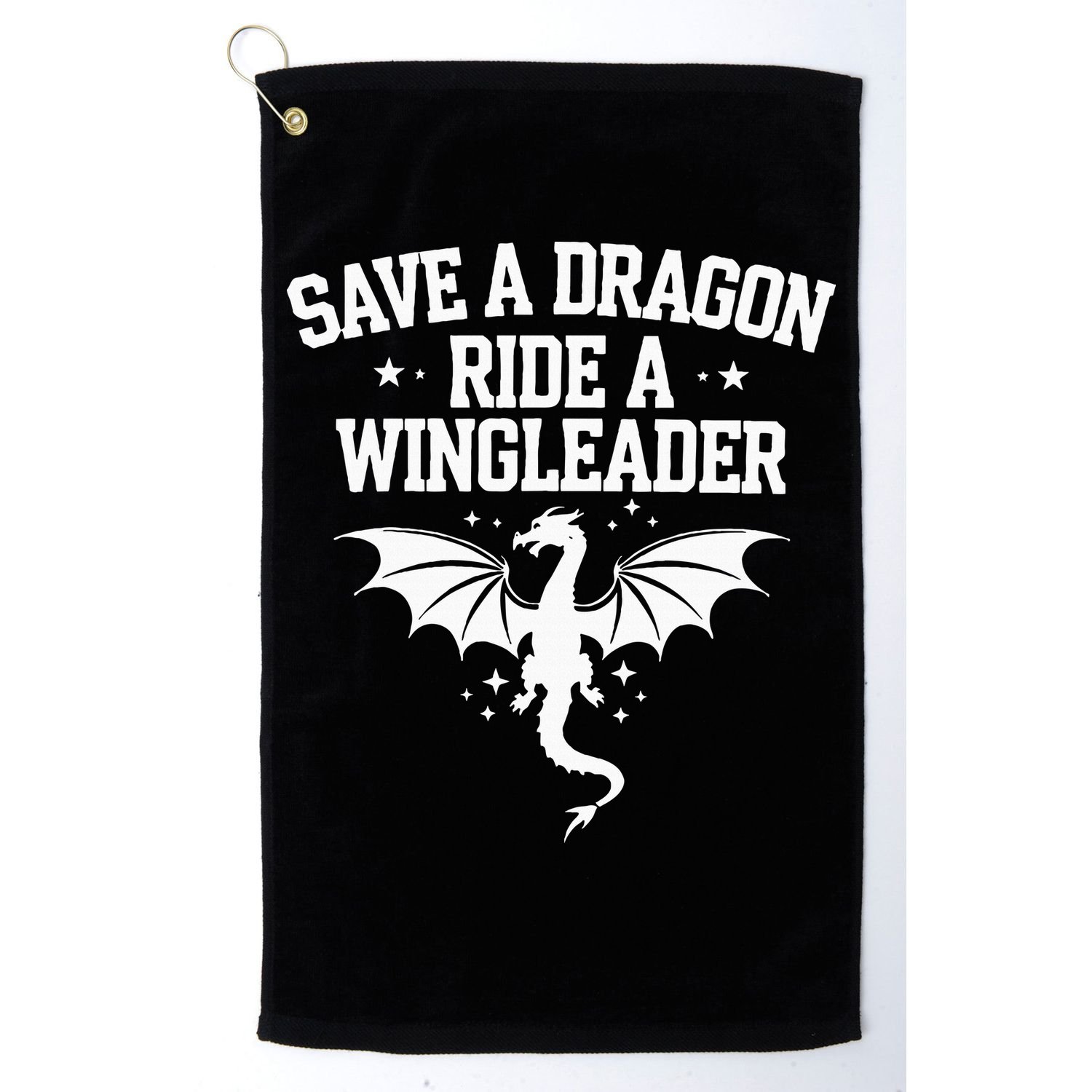 Xaddy Save A Dragon Ride A Wingleader 4th Wing Book Lover Golf Towel