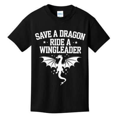 Xaddy Save A Dragon Ride A Wingleader 4th Wing Book Lover Kids T-Shirt