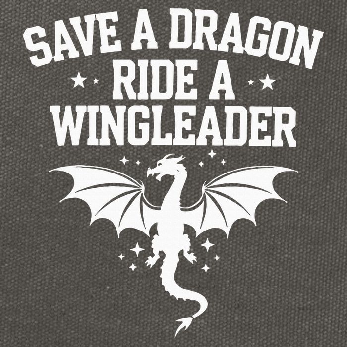Xaddy Save A Dragon Ride A Wingleader 4th Wing Book Lover Cotton Canvas Backpack