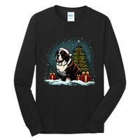 Xmas Saint Bernard Santa On Christmas Saint Bernard Tall Long Sleeve T-Shirt