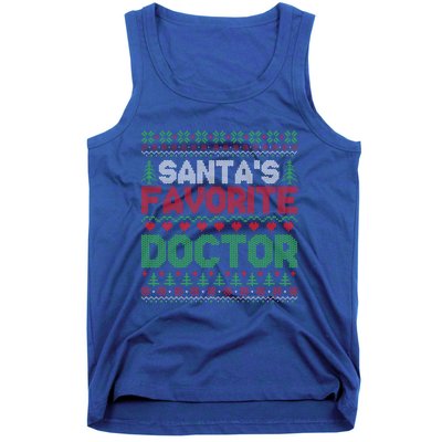 Xmas SantaS Favorite Doctor Funny Ugly Christmas Sweater Gift Tank Top