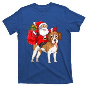 Xmas Squad Funny Santa Riding Beagle Dog Christmas Great Gift T-Shirt