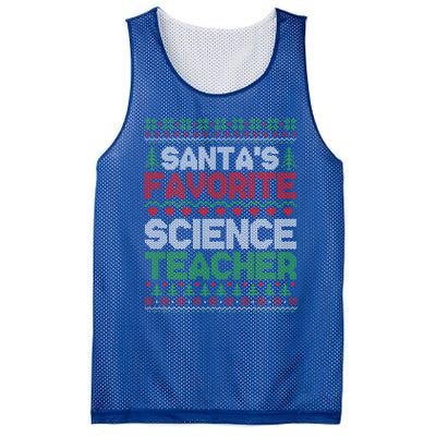 Xmas SantaS Favorite Science Teacher Ugly Christmas Gift Mesh Reversible Basketball Jersey Tank