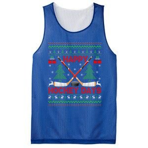 Xmas Sweater Happy Hockeydays Ugly Ice Hockey Christmas Gift Mesh Reversible Basketball Jersey Tank