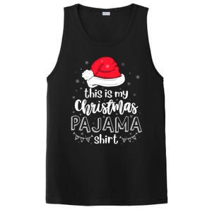 Xmas Santa Hat This Is My Christmas Pajama Gift PosiCharge Competitor Tank