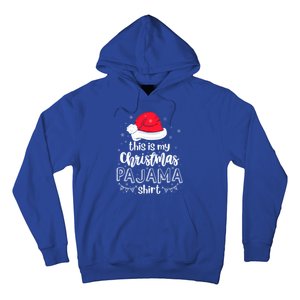 Xmas Santa Hat This Is My Christmas Pajama Gift Hoodie