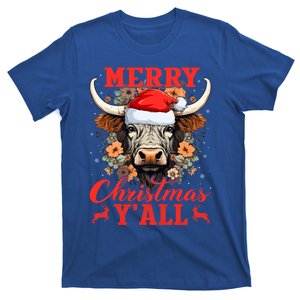 Xmas Scottish Hairy Cow Heifer Merry Christmas Meaningful Gift T-Shirt