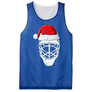 Xmas Santa Hat Christmas Ice Hockey Gift Mesh Reversible Basketball Jersey Tank