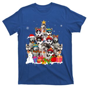 Xmas Siberian Husky Dog Christmas Ornat Tree Christmas Meaningful Gift T-Shirt