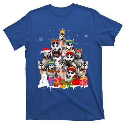 Xmas Siberian Husky Dog Christmas Ornat Tree Christmas Meaningful Gift T-Shirt