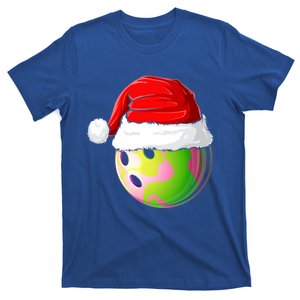 Xmas Santa Hat Christmas Bowling Meaningful Gift T-Shirt