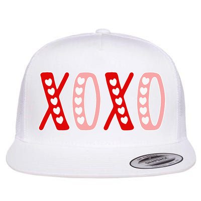 XOXO Sweet Love Valentine Heart Romantic Valentine's Day Flatbill Hat