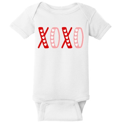 XOXO Sweet Love Valentine Heart Romantic Valentine's Day Baby Bodysuit