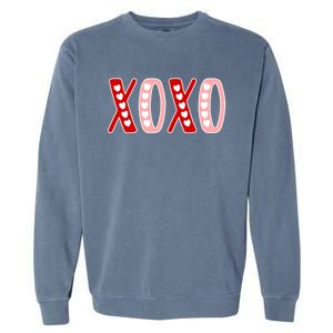 Xoxo Sweet Love Valentine Heart Rotic Valentines Day Gift Garment-Dyed Sweatshirt