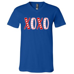 Xoxo Sweet Love Valentine Heart Rotic Valentines Day Gift V-Neck T-Shirt