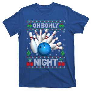 Xmas Sweater Oh Bowly Night Ugly Bowling Christmas Gift T-Shirt