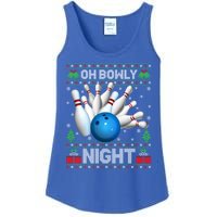 Xmas Sweater Oh Bowly Night Ugly Bowling Christmas Gift Ladies Essential Tank