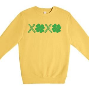 Xoxo St Patricks Day Shamrock Premium Crewneck Sweatshirt