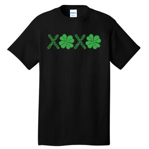 Xoxo St Patricks Day Shamrock Tall T-Shirt