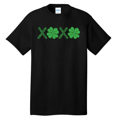 Xoxo St Patricks Day Shamrock Tall T-Shirt