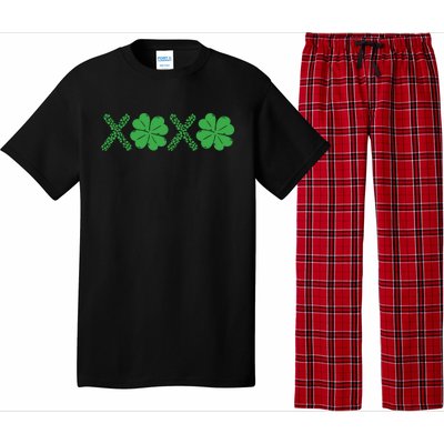 Xoxo St Patricks Day Shamrock Pajama Set