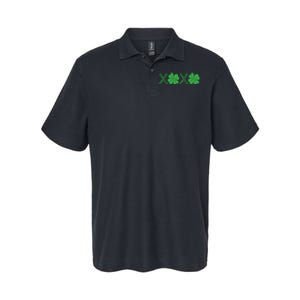 Xoxo St Patricks Day Shamrock Softstyle Adult Sport Polo