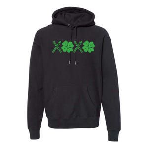 Xoxo St Patricks Day Shamrock Premium Hoodie