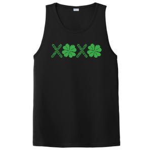 Xoxo St Patricks Day Shamrock PosiCharge Competitor Tank