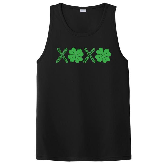 Xoxo St Patricks Day Shamrock PosiCharge Competitor Tank