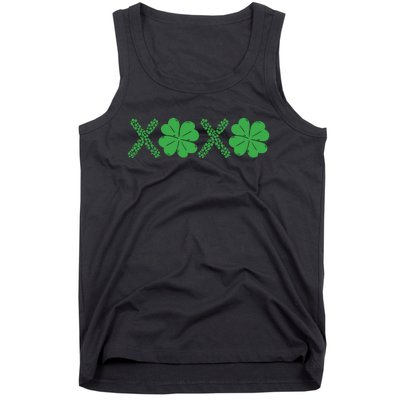 Xoxo St Patricks Day Shamrock Tank Top