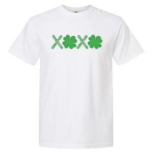 Xoxo St Patricks Day Shamrock Garment-Dyed Heavyweight T-Shirt