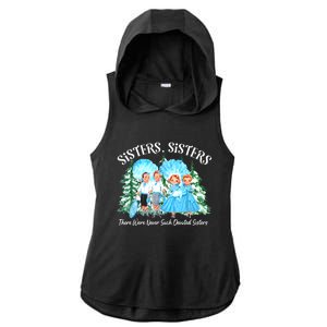 Xmas Snow Pajamas Holiday Sisters White Christmas Movie 1954 Gift Ladies PosiCharge Tri-Blend Wicking Draft Hoodie Tank