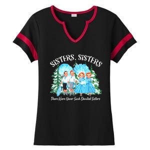 Xmas Snow Pajamas Holiday Sisters White Christmas Movie 1954 Gift Ladies Halftime Notch Neck Tee