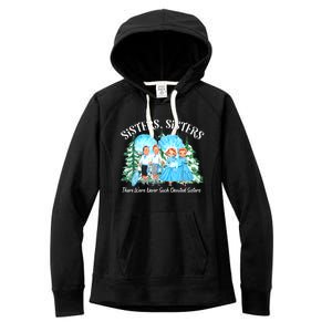 Xmas Snow Pajamas Holiday Sisters White Christmas Movie 1954 Gift Women's Fleece Hoodie