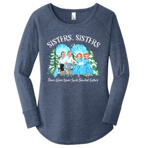 Xmas Snow Pajamas Holiday Sisters White Christmas Movie 1954 Gift Women's Perfect Tri Tunic Long Sleeve Shirt