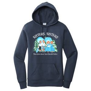 Xmas Snow Pajamas Holiday Sisters White Christmas Movie 1954 Gift Women's Pullover Hoodie