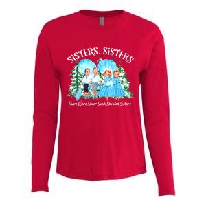 Xmas Snow Pajamas Holiday Sisters White Christmas Movie 1954 Gift Womens Cotton Relaxed Long Sleeve T-Shirt