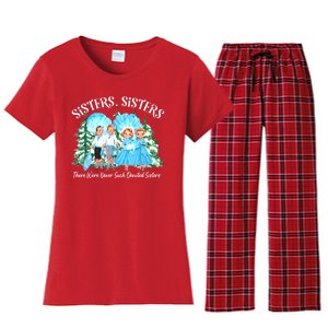 Xmas Snow Pajamas Holiday Sisters White Christmas Movie 1954 Gift Women's Flannel Pajama Set