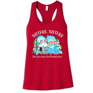 Xmas Snow Pajamas Holiday Sisters White Christmas Movie 1954 Gift Women's Racerback Tank