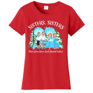 Xmas Snow Pajamas Holiday Sisters White Christmas Movie 1954 Gift Women's T-Shirt