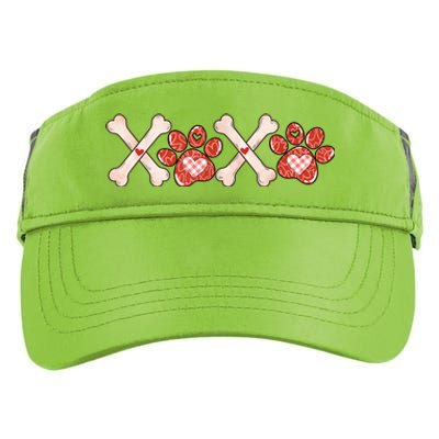 XOXO Skeleton Pet Dogs Cats Paw Hearts Valentine's Day Adult Drive Performance Visor